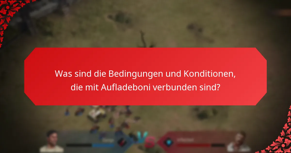 Welche speziellen Veranstaltungen bieten exklusive Aufladeboni an?